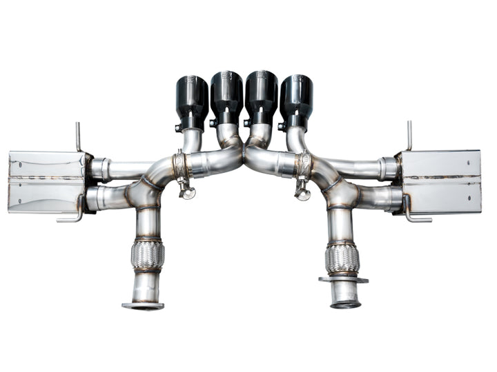 AWE Tuning 2023 C8 Corvette Z06 SwitchPath Cat-Back Exhaust - Diamond Black Tips