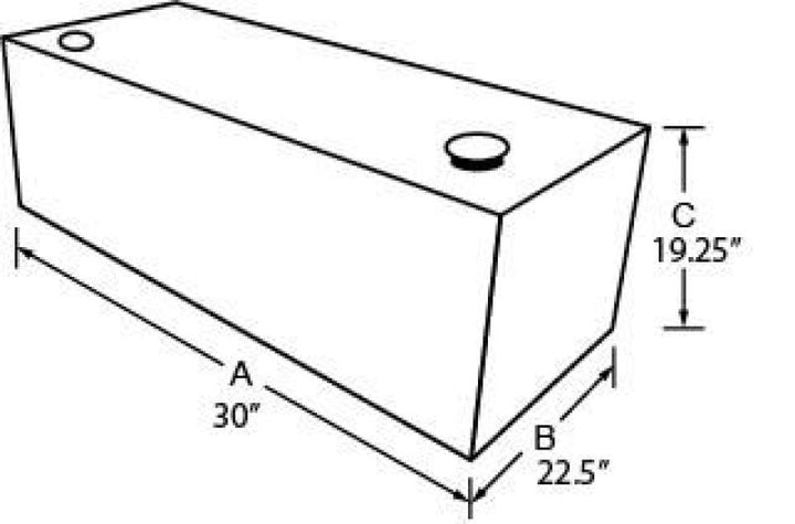 Tradesman Steel Rectangular Liquid Storage Tank - Black
