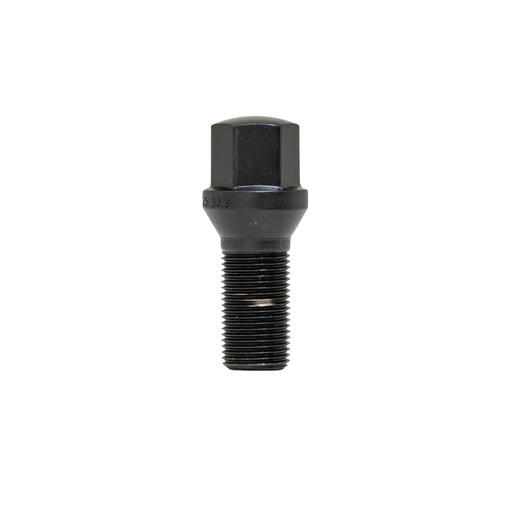 BOLT CONE 17MM 15-1.25 BLK 28MM BULK