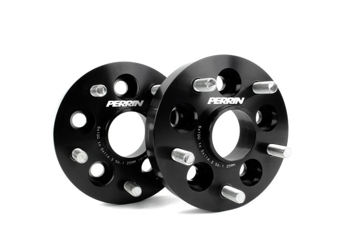 PERRIN Subaru/Toyota/Scion 25mm Wheel Adapter (Bolt-On Type) 5x100 to 5x114.3 w/56mm Hub - Pair