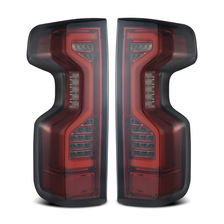 AlphaRex 19-23 Chevrolet Silverado 1500/2500HD/3500HD PRO-Series LED Tail Lights Red Smoke