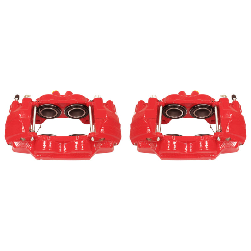 Power Stop 03-09 Toyota 4Runner Front Red Calipers w/o Brackets - Pair