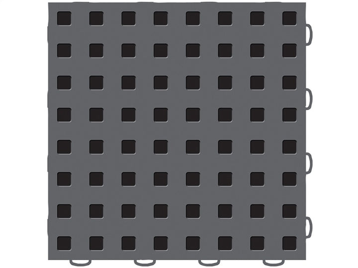 WeatherTech TechFloor - 3in x 12in Tiles(Right Loop) - Dark Grey/Black