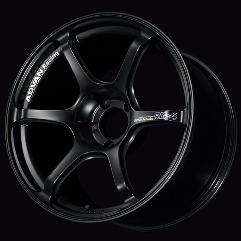Advan RG-4 17x9.5 / +35 Offset / 5x114.3 / 73mm Bore / Semi Gloss Black