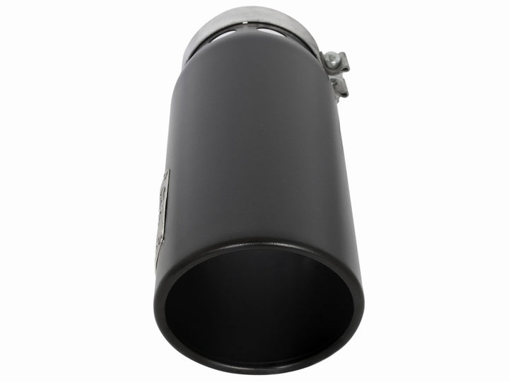 aFe MACHForce XP Cat-Back SS-304 5in Intercooled Exh Tip 5in In x 6in Outx16inL Bolt-On Right Blk