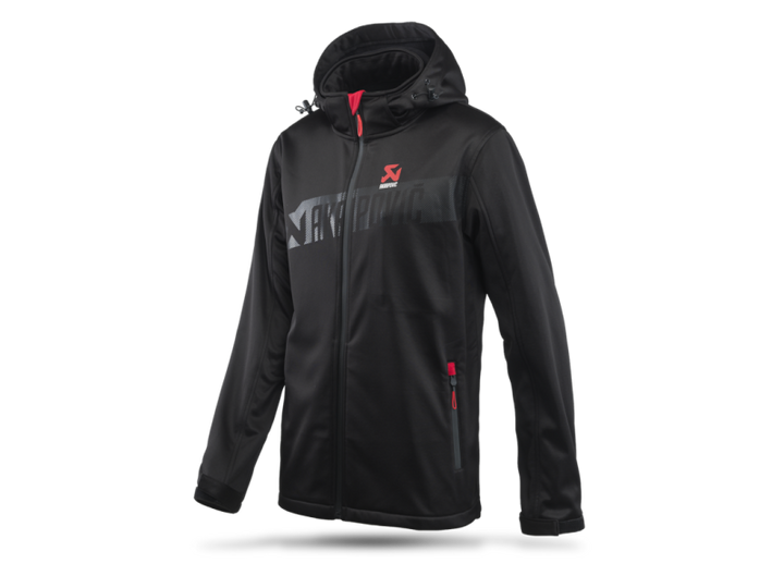 Akrapovic Mens Corpo Softshell Jacket Black - XL
