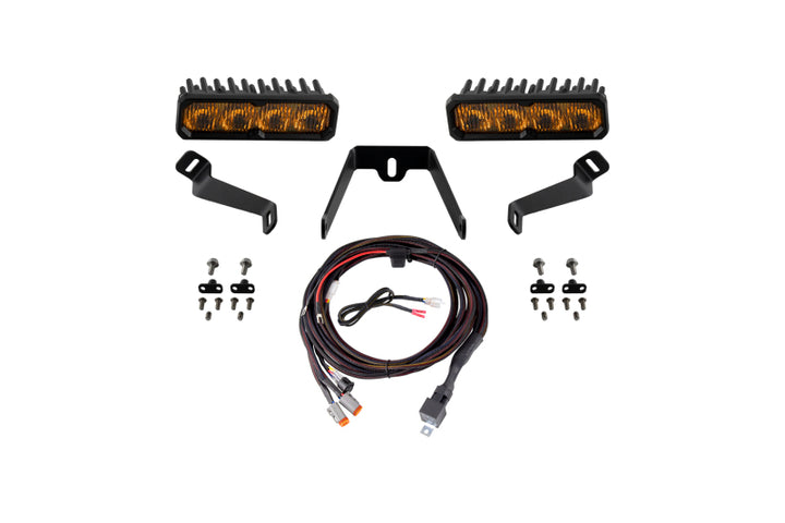 Diode Dynamics 2015-2017 Subaru WRX SS6 Max LED Kit Yellow Fog 3000K