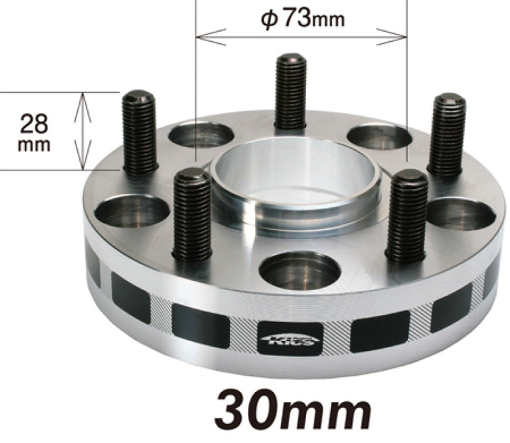 Project Kics 30mm Thick 12x1.25 5x139.7 4WD Wide Tread Spacers