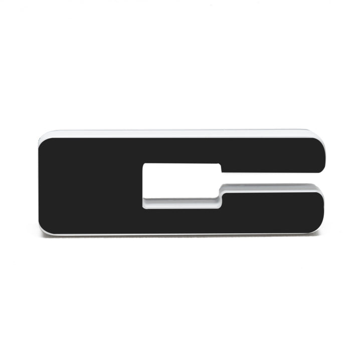 ORACLE Lighting Universal Illuminated LED Letter Badges - Matte Blk Surface Finish - C