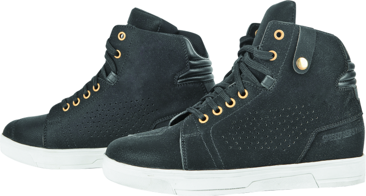 Speed and Strength Mad Dash Leather Shoes Black/White Womens Size - 6