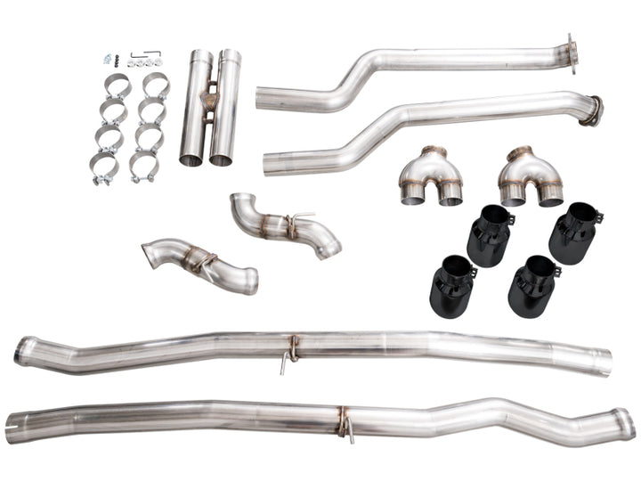 AWE Tuning BMW G90/G99 M5 Track Edition Cat-Back Exhaust - Diamond Black Tips