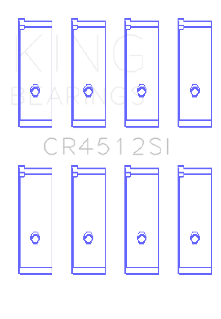 King Engine Bearings Honda D17A1/2 1.7L 16V (Size +0.75mm) Connecting Rod Bearing Set