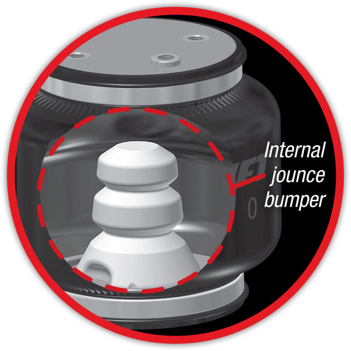 Air Lift Replacement Air Spring-LoadLifter 5000 Ultimate Bellows Type w/ internal Jounce Bumper