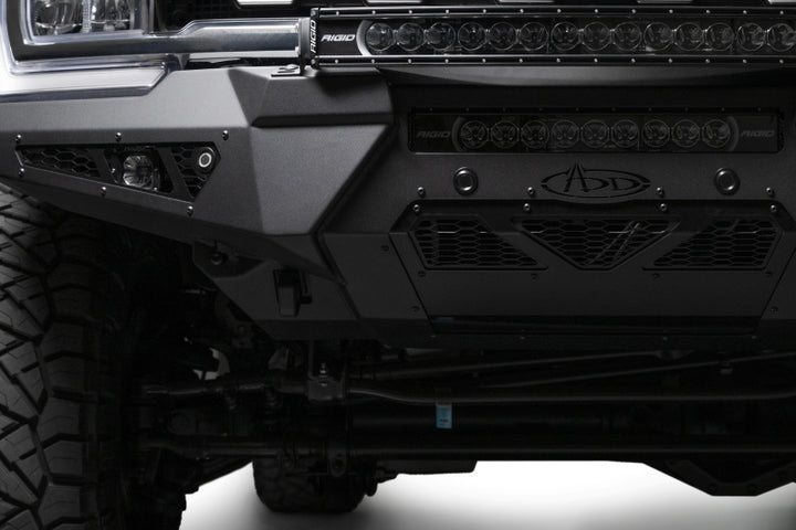 Addictive Desert Designs 2023+ Ford Super Duty HoneyBadger Front Bumper w/ Top Hoop