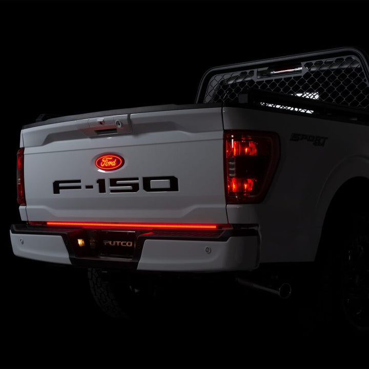Putco 2024+ Ford F150 w/Factory LED Tail Light & OBS 60in Freedom Blade Tailgate Light Bar