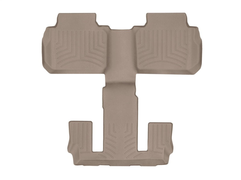 WeatherTech 2017 GMC Acadia Rear FloorLiner - Tan (2nd Row Bucket Seats Only)