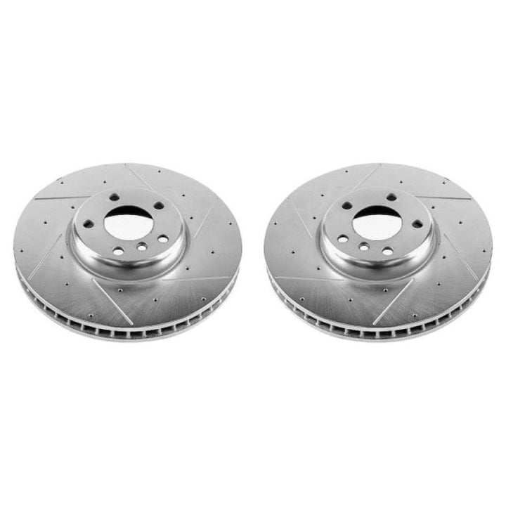 Power Stop 10-17 BMW 535i GT Front Evolution Drilled & Slotted Rotors - Pair