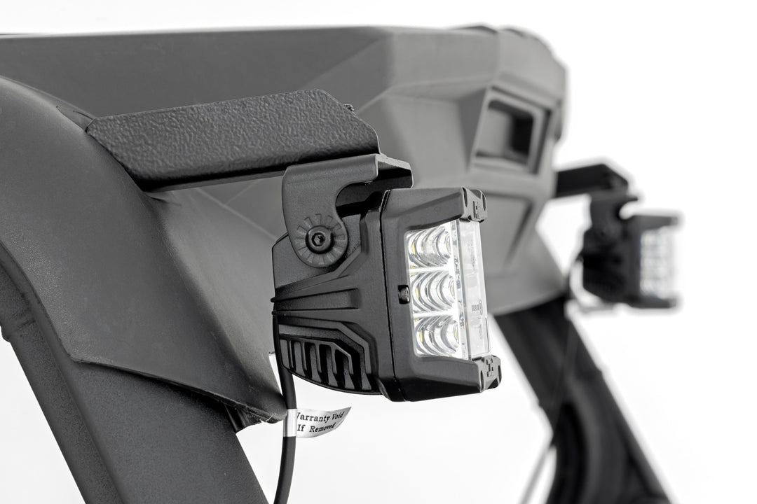 LED Light Kit | Rear Mount | 2" Black Pair | Spot | Can-Am Maverick Sport 1000R 