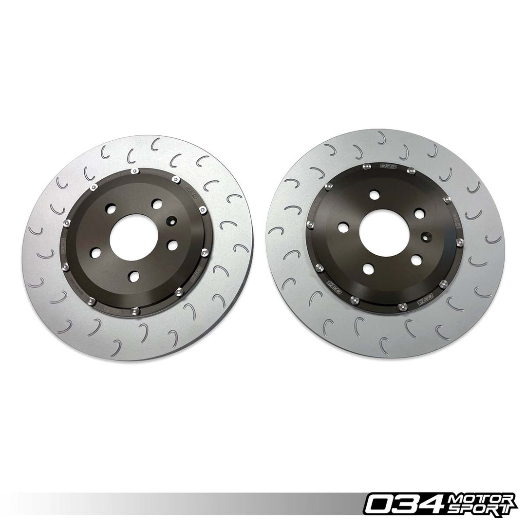 034Motorsport 2-piece floating rear rotors for B8 S4/S5/Q5