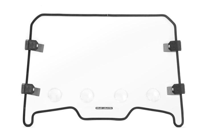 Vented Full Windshield | Scratch Resistant | Polaris RZR XP 1000
