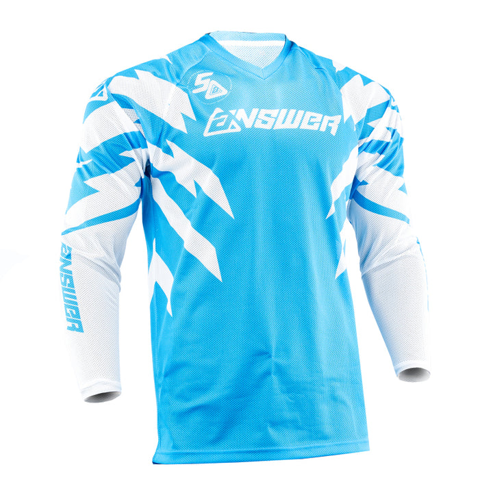 Answer 26 LE Syncron Rizz Vented Jersey Cyan/White/Black Youth - Small