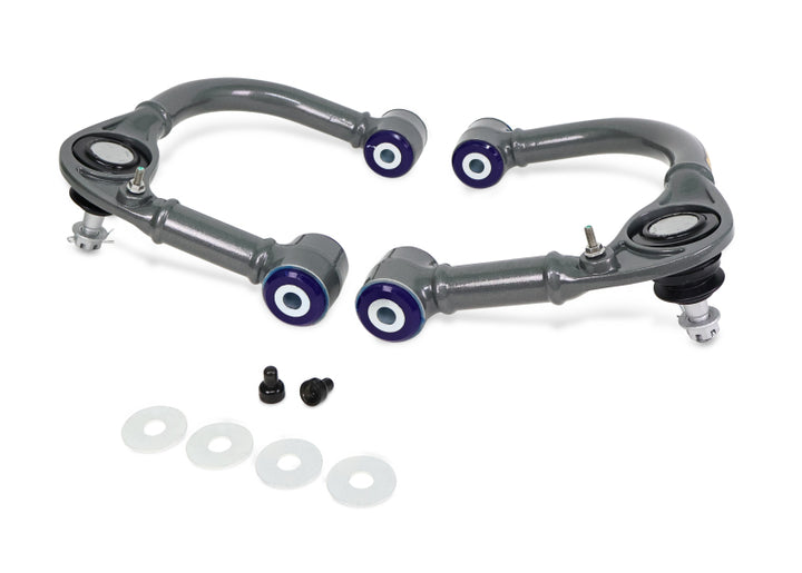 SuperPro 03-09 Lexus GX470 / Toyota 4Runner Sport 4WD Front Upper Fixed Offset Control Arm Set