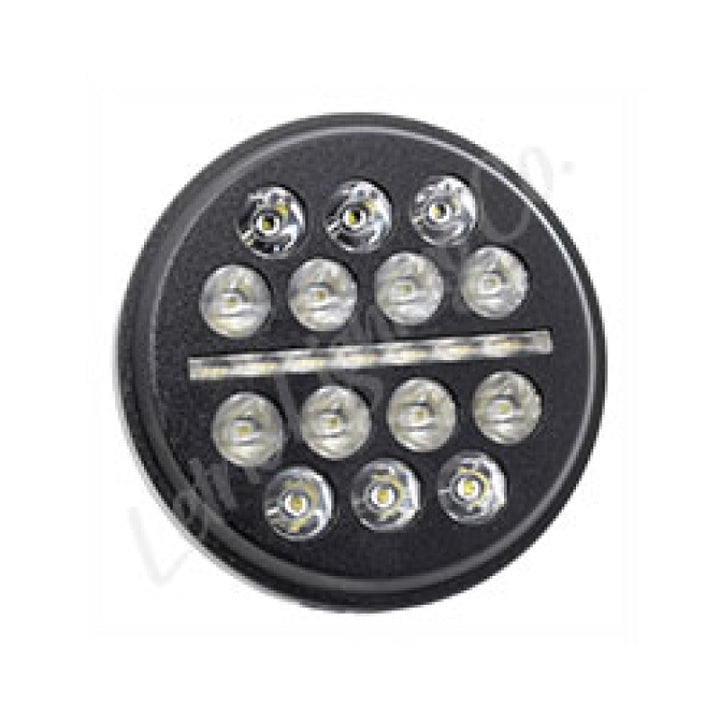 Letric Lighting 5.75in LED Black Buck-Shot Style Mini-Multi Headlight