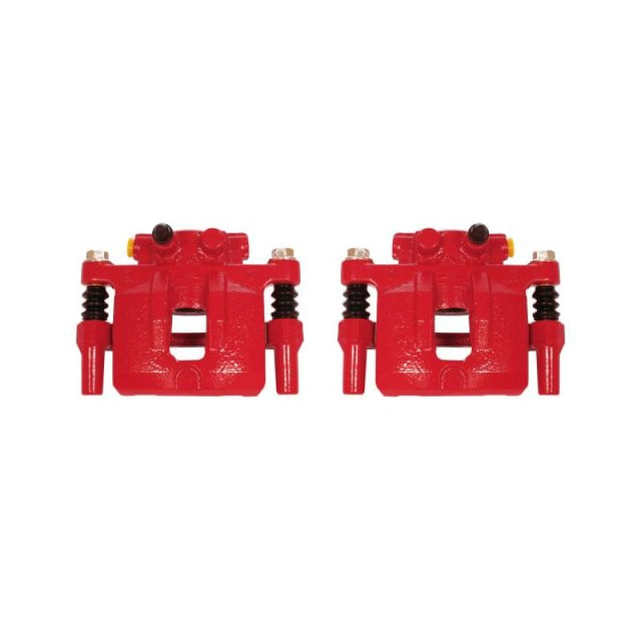 Power Stop 11-14 Chrysler 200 Rear Red Calipers w/Brackets - Pair