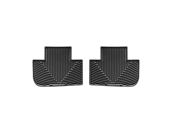 WeatherTech 05+ Cadillac STS Rear Rubber Mats - Black