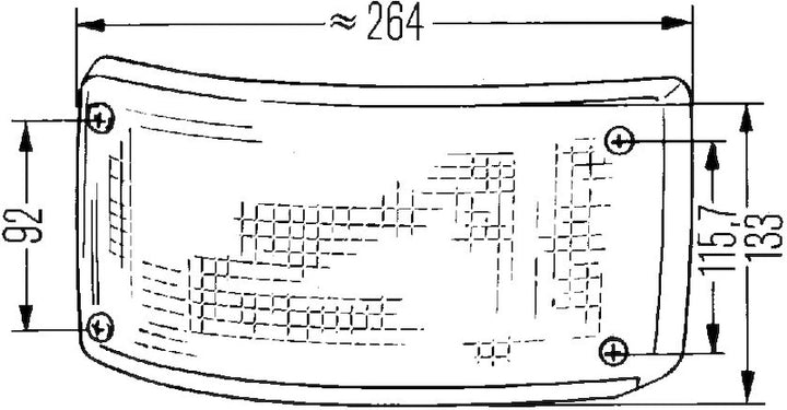 Hella Reversing Lamp 2Zr