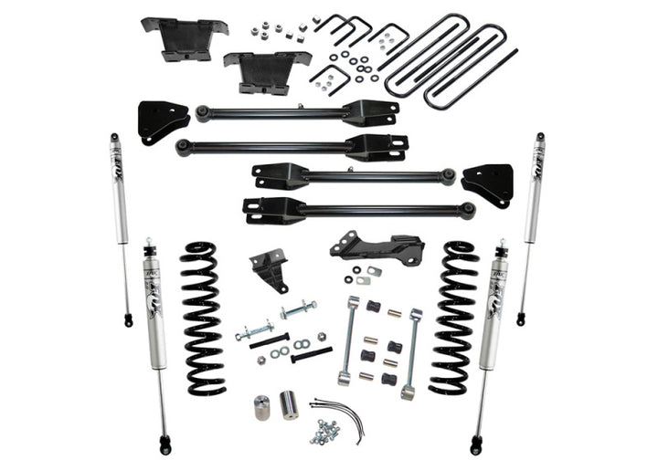 Superlift 08-10 Ford F-250 SuperDuty 4WD Diesel 4in Lift Kit w/ A 4 Link Conversion/Fox 2.0 Shocks