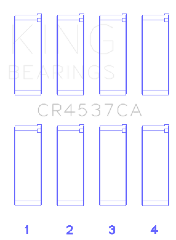King Engine Bearings Mini Cooper S/Cooper S Conv/Works W10B16A Rod Bearing Set - Size STD