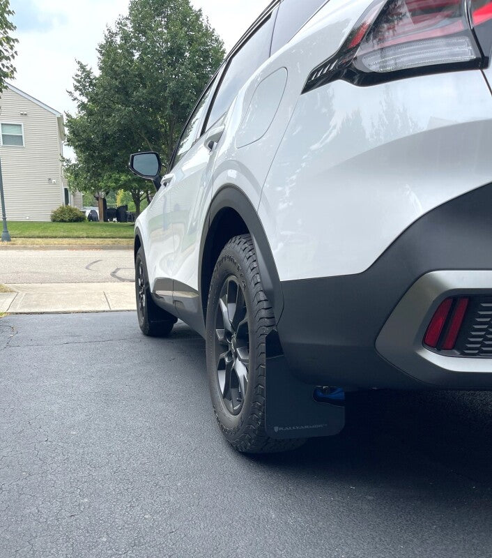 Rally Armor 23-26 Kia Sportage Black UR Mud Flap w/ Red Logo
