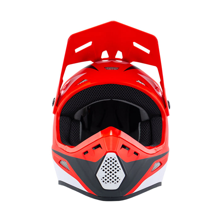 Answer 26 AR1 Mototown Helmet Glossy Red/White//Black Youth - Medium