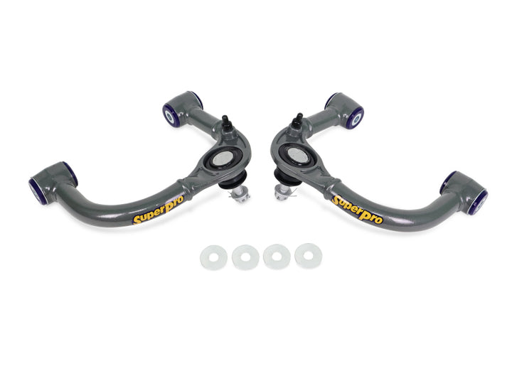 SuperPro 03-09 Lexus GX470 / Toyota 4Runner Sport 4WD Front Upper Fixed Offset Control Arm Set