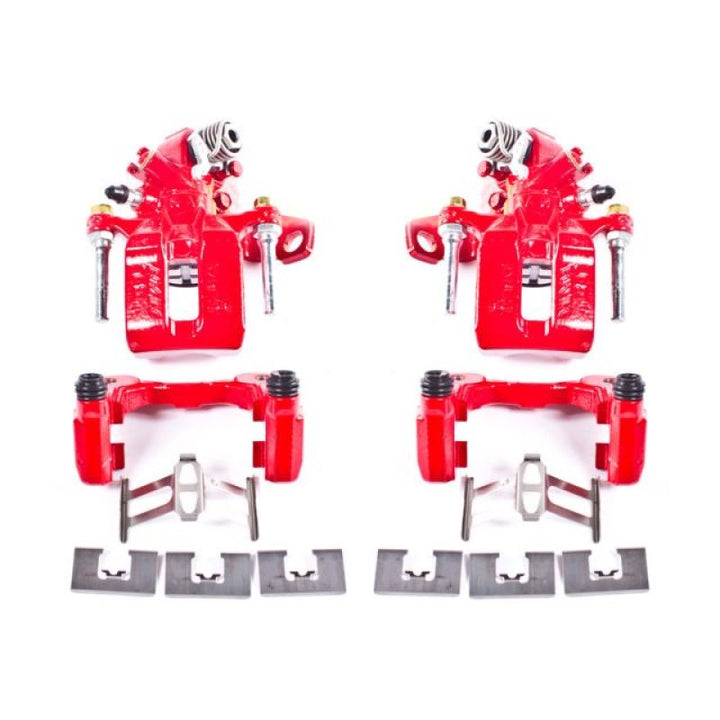 Power Stop 06-11 Acura CSX Rear Red Calipers w/Brackets - Pair