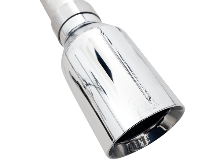 AWE Tuning 0FG 21+ Ford F150 Dual Split Rear Exhaust - 5in Chrome Silver Tips