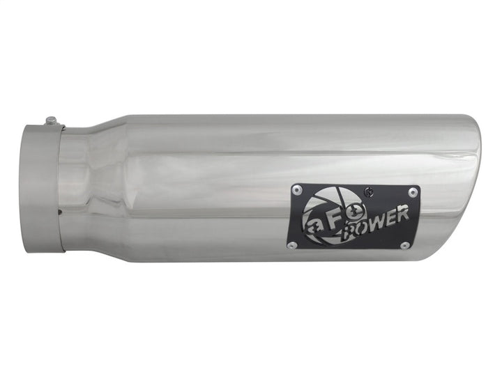 aFe Diesel Exhaust Tip Bolt On Polished 4in Inlet x 5in Outlet x 15in