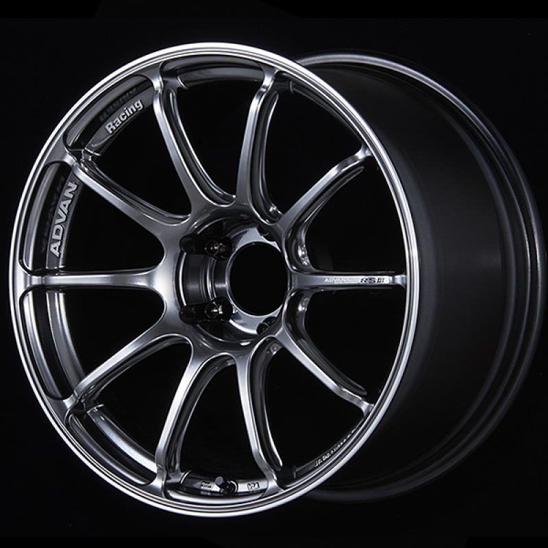 Advan RSIII 19x8.5 / +22 Offset / 5x112 / 66.5mm Bore / Racing Hyper Black and Ring