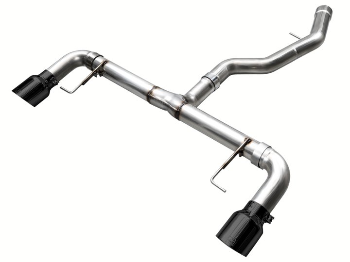 AWE Tuning 19-23 BMW 330i / 21-23 BMW 430i Base G2X Track Edition Axle-Back Exhaust - Diamond Black