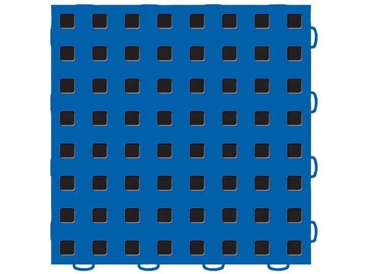WeatherTech TechFloor - 12in X 12in Tiles - Blue/Black **Order in Qtys of 10