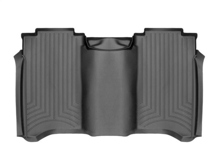 WeatherTech 2017+ Nissan Titan / Titan XD Rear FloorLiner - Black (Crew Cab; Fits Both Vinyl/Carpet)