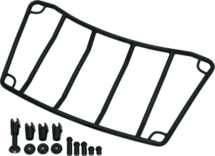 Kuryakyn Trunk Luggage Rack Adjustable Gloss Black