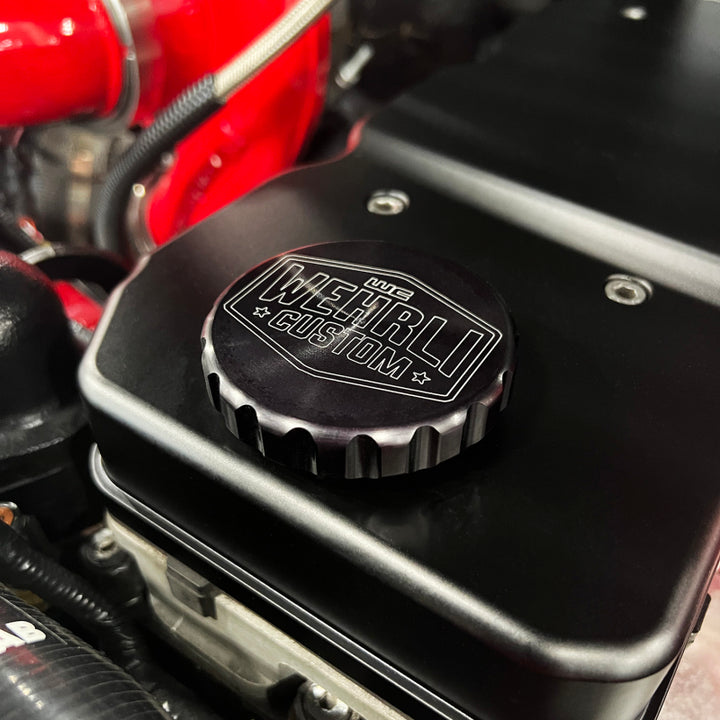 Wehrli 06-18 Cummins WCFab X D&J Precision Billet Valve Cover - Bengal Blue