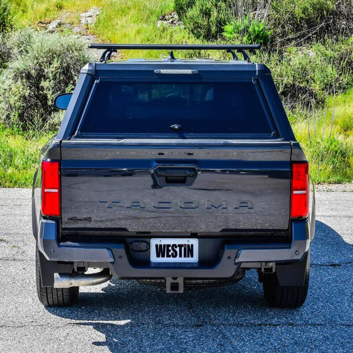Westin EXP Truck Cap COMPLETE KIT A + BS (24-25 Toyota Tacoma 5ft. Bed) - Black