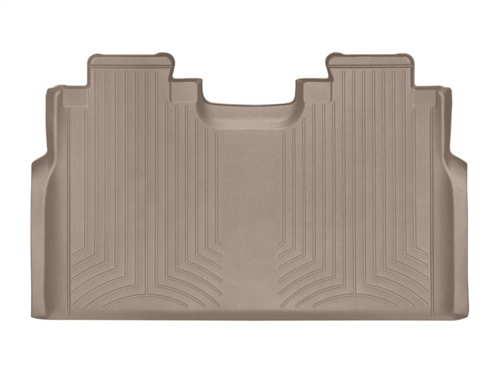WeatherTech 2015+ Ford F-150 SuperCrew Cab Rear FloorLiner - Tan (w/ 1st Row Bench Seats)