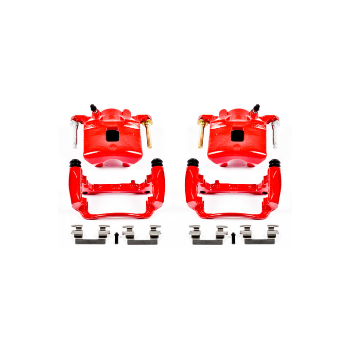 Power Stop 2007 Chevrolet Cobalt Front Red Calipers w/Brackets - Pair
