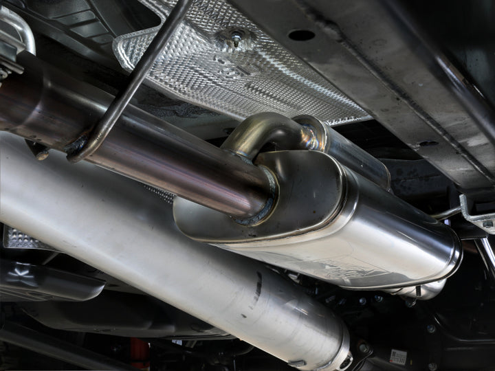 aFe 24-25 Toyota Tacoma L4-2.4L (t) Vulcan Series 2.5in to 3in Cat-Back w/ Black Tip