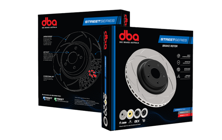 DBA 80-89 Toyota Hilux 4WD Front Street Series Slotted Rotor