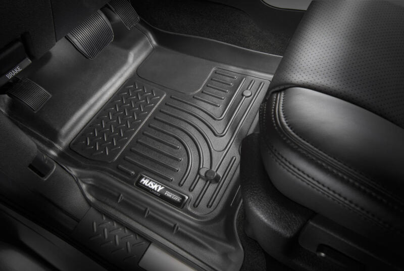Husky Liners 19-22 Lexus UX200/2025 UX300H Weatherbeater Front & 2nd Seat Floorliner (3pc Set) - Blk